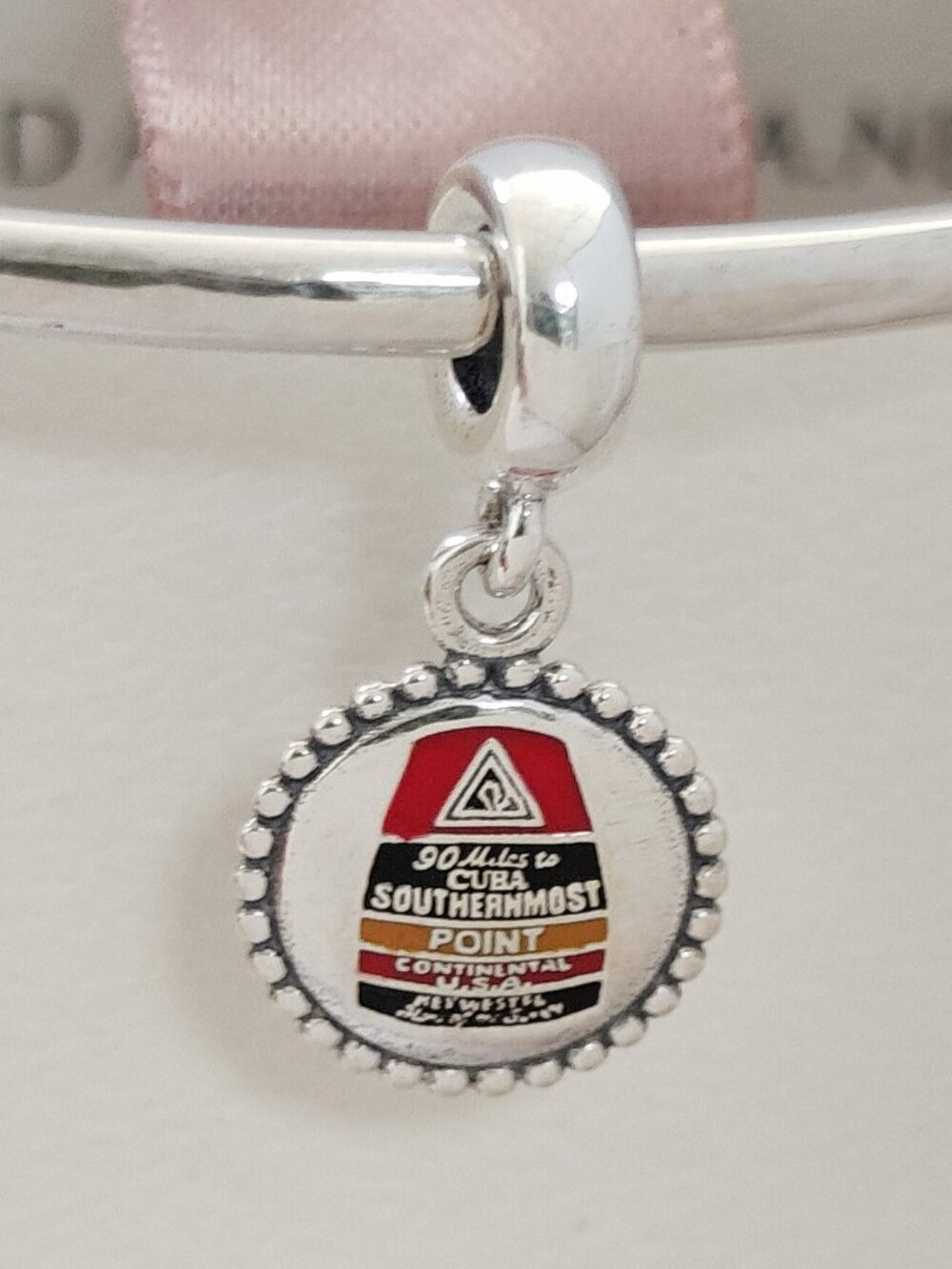 Pandora Florida Key West Buoy Exclusive Dangle Charm 925 Sterling Silver